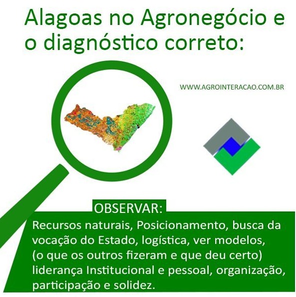 Alagoas no Agronegócio e o diagnóstico correto: