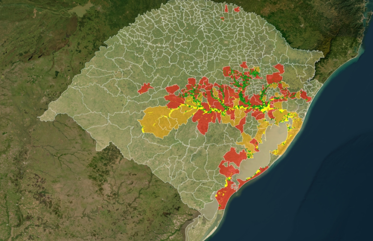 Micro notícia: Enchentes que atingiram o Rio Grande do Sul no mês de maio atingiram 21,5 mil imóveis rurais